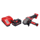 Amoladora angular a batería Milwaukee M18 CAG115XPDB-801 18 V 115 mm sin escobillas + 1x batería 8,0 Ah + cargador