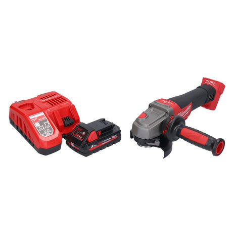 Amoladora angular a batería Milwaukee M18 CAG115XPDB-301 18 V 115 mm sin escobillas + 1x batería 3,0 Ah + cargador