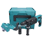 Makita HR 2653 TJ taladro percutor combinado 800 W 2,2 J SDS-Plus + filtro HEPA + Makpac