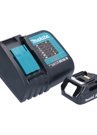 Taladro percutor inalámbrico Makita DHP 482 SY1X1W 18 V 62 Nm + 1x batería 1,5 Ah + cargador + set de accesorios 74 piezas + estuche