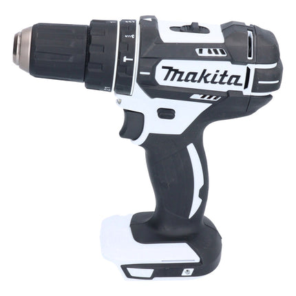 Taladro percutor inalámbrico Makita DHP 482 SYX1W 18 V 62 Nm + 2x baterías 1,5 Ah + cargador + set de accesorios 74 piezas + estuche