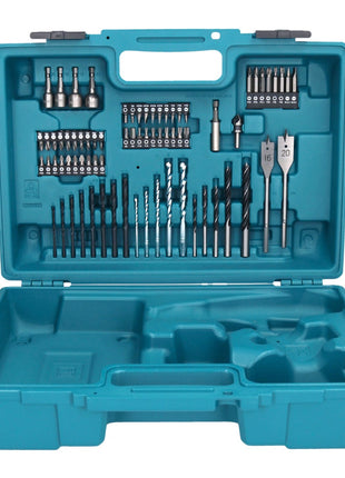 Makita DDF 453 SY1X1 taladro atornillador inalámbrico 18 V 42 Nm + 1x batería 1,5 Ah + cargador + set de accesorios 74 piezas + estuche