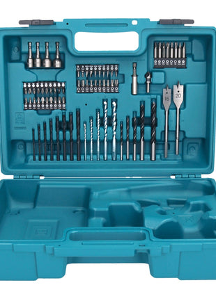 Makita DDF 484 SY1X1 perceuse-visseuse sans fil 18 V 54 Nm + 1x batterie 1,5 Ah + chargeur + jeu d'accessoires 74 pièces + mallette