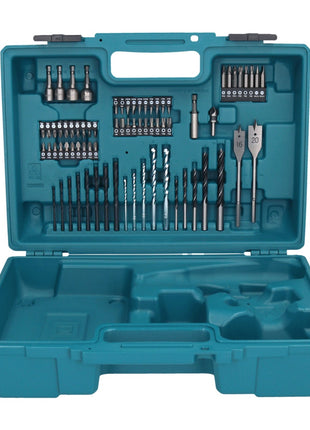 Makita DTD 152 SY1X1 Llave de impacto a batería 18 V 165 Nm 1/4" + 1x batería 1,5 Ah + cargador + set de accesorios 74 piezas + estuche