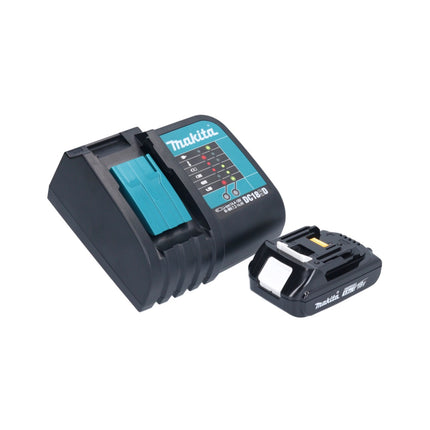 Makita DTD 154 SY1X1 llave de impacto a batería 18 V 175 Nm 1/4" sin escobillas + 1x batería 1,5 Ah + cargador + set de accesorios 74 piezas + estuche