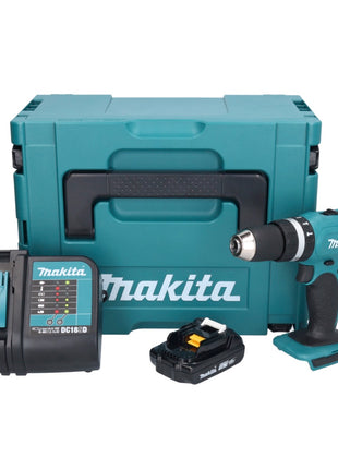 Makita DHP 453 SY1J Akku Schlagbohrschrauber 18 V 42 Nm + 1x Akku 1,5 Ah + Ladegerät + Makpac - Toolbrothers