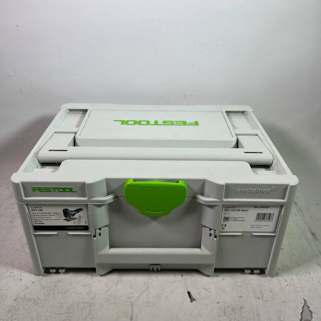 Festool CARVEX PSC 420 EB Basic Akku Pendelstichsaege 18 V 120 mm 576521 Brushless systainer Gebraucht 1 - toolbrothers