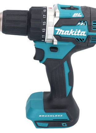 Makita DDF 484 SYJ taladro atornillador inalámbrico 18 V 54 Nm + 2x baterías 1,5 Ah + cargador + Makpac