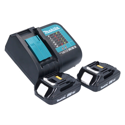 Makita DDF 484 SYJ cordless drill driver 18 V 54 Nm + 2x rechargeable battery 1.5 Ah + charger + Makpac