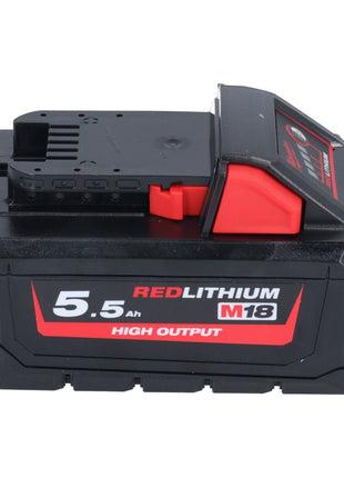 Milwaukee M18 HB 5,5 Akku 18 V 5,5 Ah / 5500 mAh Li-Ion High Output ( 4932464712 ) mit Ladestandsanzeige