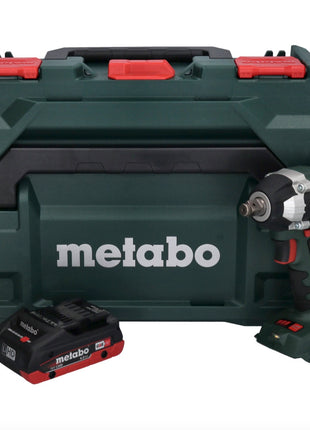 Metabo SSW 18 LT 300 BL Atornillador de impacto a batería 18 V 300 Nm sin escobillas + 1x batería 4,0 Ah + metaBOX - sin cargador