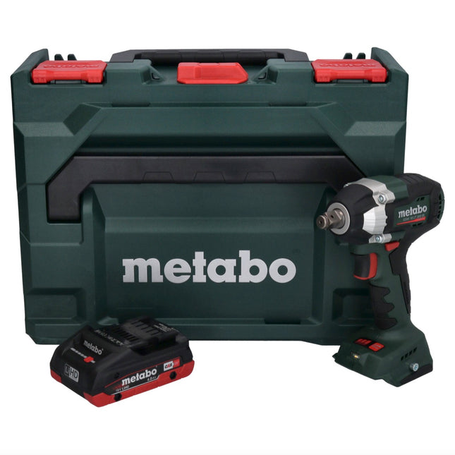 Metabo SSW 18 LT 300 BL 18 V 300 Nm Avvitatore a impulsi senza spazzole + 1x batteria 4,0 Ah + metaBOX - senza caricatore