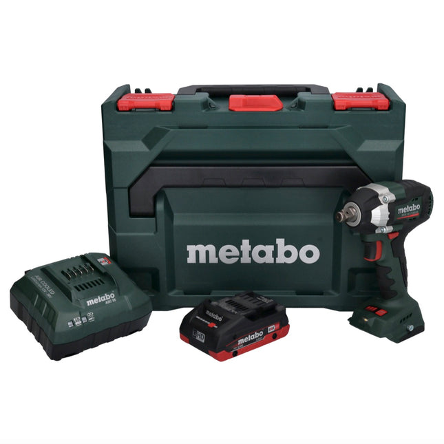 Metabo SSW 18 LT 300 BL cordless impact wrench 18 V 300 Nm brushless + 1x rechargeable battery 4.0 Ah + charger + metaBOX