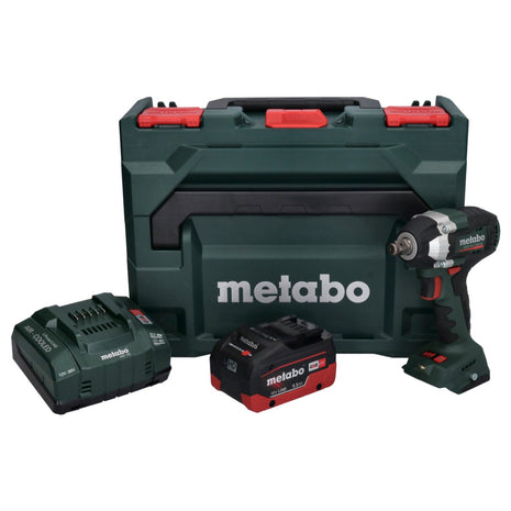 Metabo SSW 18 LT 300 BL Visseuse à choc sans fil 18 V 300 Nm Brushless + 1x batterie 5,5 Ah + chargeur + metaBOX