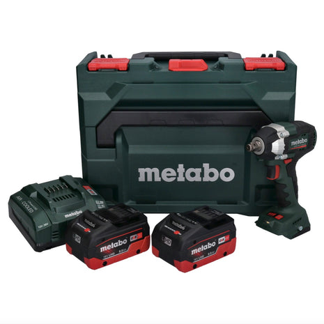 Metabo SSW 18 LT 300 BL Visseuse à choc sans fil 18 V 300 Nm Brushless + 2x batterie 8,0 Ah + chargeur + metaBOX