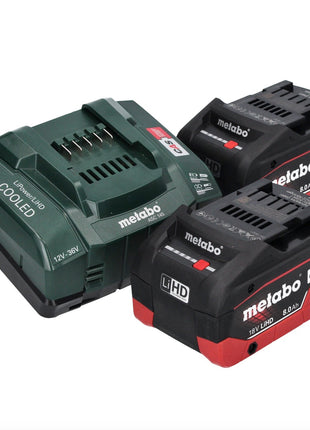 Metabo SSW 18 LT 300 BL Atornillador de impacto a batería 18 V 300 Nm sin escobillas + 2x batería 8,0 Ah + cargador + metaBOX