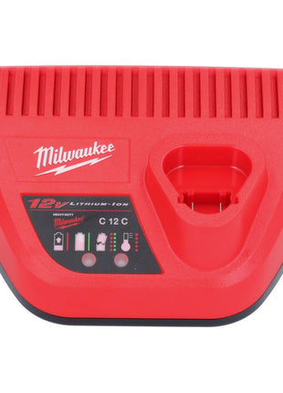 Milwaukee M12 NRG-603 Starter Set 3x 12 V 6,0 Ah ( 4933459208 ) Li-Ion Akku + C12 C Ladegerät - Toolbrothers