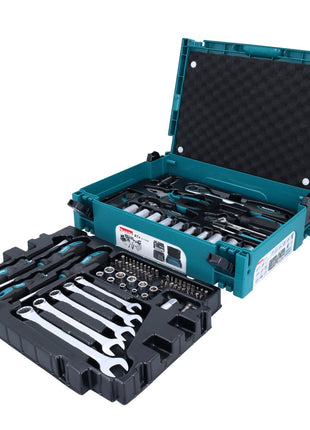 Makita Handwerkzeug Set 87 tlg. ( E-11542 ) Schraubendreher / Ratsche / Zange / Schraubenschlüssel / Bits + Makpac - Toolbrothers