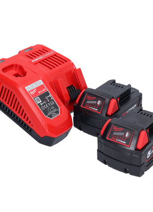 Motosierra a batería Milwaukee M18 FCHS35-502 18 V 35 cm 12,4 m/s + 2x baterías 5,0 Ah + cargador