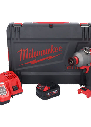 Milwaukee M18 ONEFHIWH716-601X Llave de impacto inalámbrica 18 V 1017 Nm 7/16" sin escobillas + 1x batería 6,0 Ah + cargador + caja HD