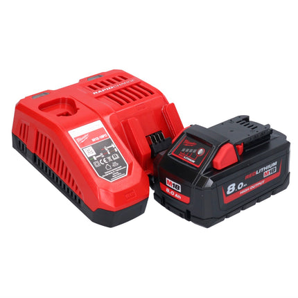 Milwaukee M18 FCHS35-801 Cordless chainsaw 18 V 35 cm 12.4 m/s + 1x battery 8.0 Ah + charger