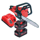 Milwaukee M18 FCHS35-802 Motosega a batteria 18 V 35 cm 12,4 m/s + 2x batteria 8,0 Ah + caricatore