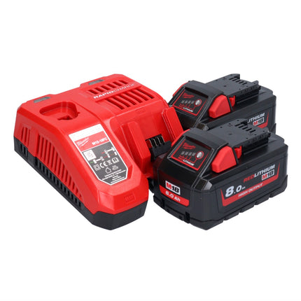 Milwaukee M18 FCHS35-802 Motosega a batteria 18 V 35 cm 12,4 m/s + 2x batteria 8,0 Ah + caricatore