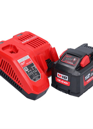 Milwaukee M18 FCHS35-121 Akku Kettensäge 18 V 35 cm 12,4 m/s ( 4933479899 )+ 1x Akku 12,0 Ah + Ladegerät