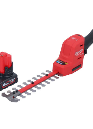 Cisaille à arbustes sur batterie Milwaukee M12 FHT20-601 12 V 20 cm sans balais + 1x batterie 6,0 Ah - sans chargeur