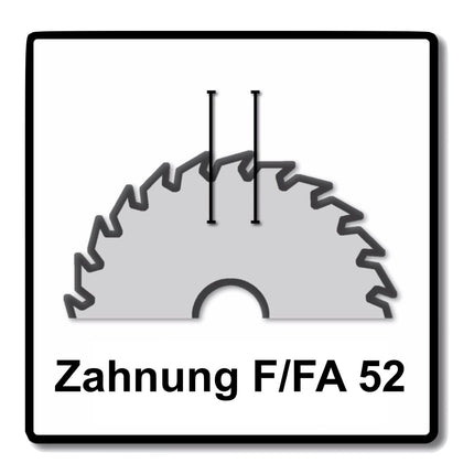 Festool circular saw blade Aluminium / Plastics HW F/FA 52 168 x 1.8 x 20 PW16 ( 205767 ) for TS 60 K, CSC-SYS 50
