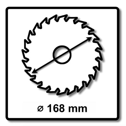 Festool circular saw blade Aluminium / Plastics HW F/FA 52 168 x 1.8 x 20 PW16 ( 205767 ) for TS 60 K, CSC-SYS 50