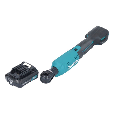 Makita WR 100 DA1 Avvitatore a cricchetto a batteria 12 V 47,5 Nm 1/4'' 3/8'' + 1x batteria 2,0 Ah - senza caricabatterie