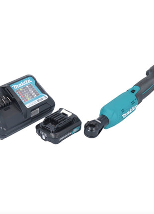 Makita WR 100 DWA1 destornillador de carraca a batería 12 V 47,5 Nm 1/4" 3/8" + 1x batería 2,0 Ah + cargador