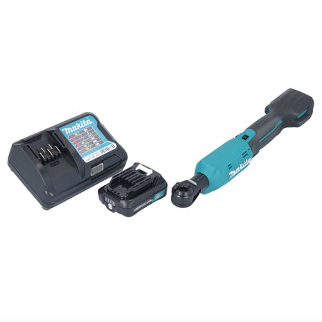 Makita WR 100 DWA1 destornillador de carraca a batería 12 V 47,5 Nm 1/4" 3/8" + 1x batería 2,0 Ah + cargador