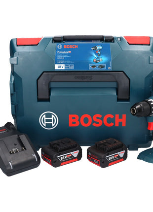 Bosch GSR 18V-45 perceuse-visseuse sans fil 18 V 45 Nm (06019K3204) sans balais + 2x batterie 3,0 Ah + chargeur + L-Boxx