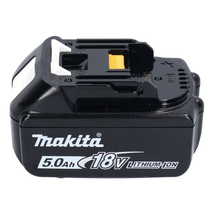 Soplador de aire caliente a batería Makita DHG 181 T1J 18 V 150 - 550°C + 1x batería 5,0 Ah + Makpac - sin cargador