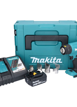 Soplador de aire caliente a batería Makita DHG 181 RG1J 18 V 150 - 550°C + 1x batería 6,0 Ah + cargador + Makpac