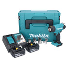 Soplador de aire caliente a batería Makita DHG 181 RGJ 18 V 150 - 550°C + 2x baterías 6,0 Ah + cargador + Makpac