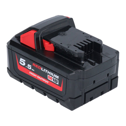 Juego de baterías Milwaukee M18 HB 5.5 3x 18 V 5.5 Ah / 5500 mAh Li-Ion High Output ( 3x 4932464712 ) con indicador de nivel de carga