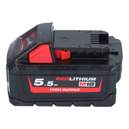 Milwaukee M18 NRG-552 Battery Starter Set High Output 18 V + 2x battery 5.5 Ah ( 2x 4932464712 ) + M12-18 FC charger ( 4932451079 )