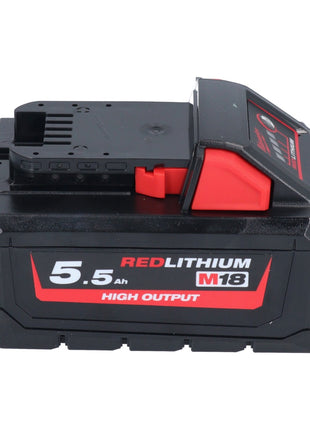 Zestaw startowy Milwaukee M18 NRG-554 High Output 18 V + 4x akumulator 5,5 Ah ( 4x 4932464712 ) + ładowarka M12-18 FC ( 4932451079 )