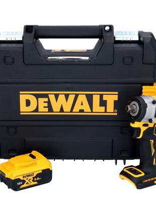 DeWalt DCF 922 NT Akku Schlagschrauber 18 V 400 Nm 1/2" Brushless + 1x Akku 5,0 Ah + TSTAK - ohne Ladegerät