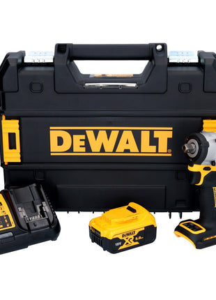 Akumulatorowy klucz udarowy DeWalt DCF 922 P1 18 V 400 Nm 1/2" bezszczotkowy + 1x akumulator 5,0 Ah + ładowarka + TSTAK