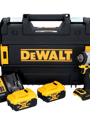 DeWalt DCF 922 P2 Clé à choc 18 V 400 Nm 1/2'' Brushless + 2x batterie 5,0 Ah + chargeur + TSTAK