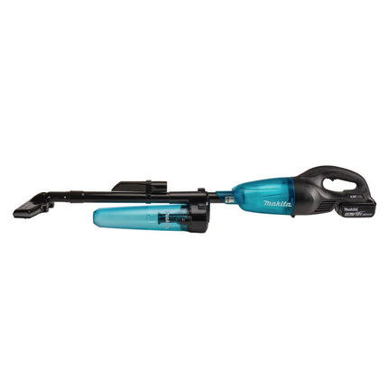 Aspirador de batería Makita DCL 180 SFCB 18 V negro + 1x batería 3,0 Ah + cargador + accesorio separador ciclónico