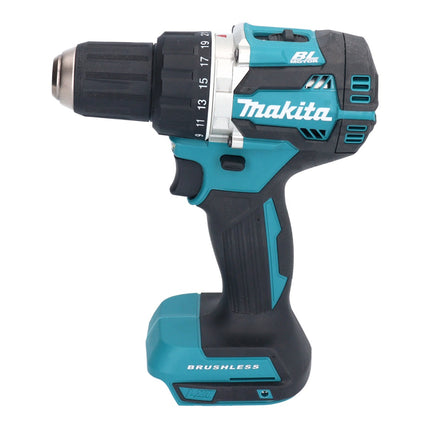 Makita DDF 484 RFX1 taladro atornillador inalámbrico 18 V 54 Nm + 2x baterías 3,0 Ah + cargador + set de accesorios 74 piezas + maletín