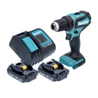 Makita DDF 485 SY Akku Bohrschrauber 18 V 50 Nm Brushless + 2x Akku 1,5 Ah + Ladegerät - Toolbrothers