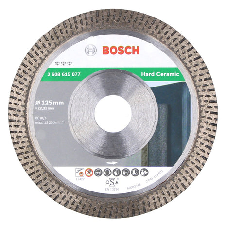 Bosch Diamant Trennscheibe Best for Hard Ceramic 125 mm x 22,23 ( 2608615077 ) - Toolbrothers