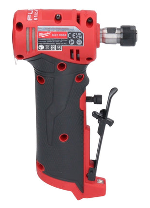 Milwaukee M12 FDGA-0 amoladora recta angular 12 V 6 / 8 mm sin escobillas ( 4933471438 ) Solo - sin batería, sin cargador