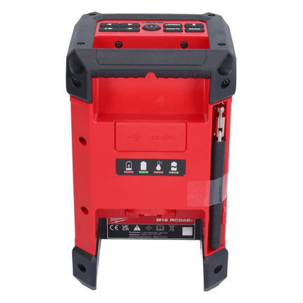 Milwaukee M12 RCDAB+-302 radio batería DAB+ 12 V + 2x baterías 3.0 Ah + cargador